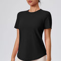Yoga Classic T-shirt Women's Fitness Yoga Clothing Short Sleeve Round Neck Sports T-shirt