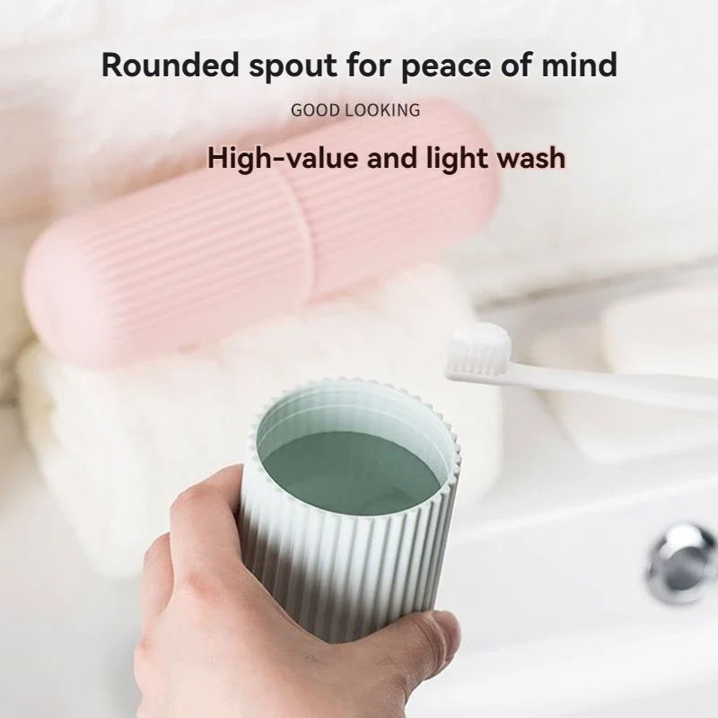 Portable Toothpaste & Toothbrush Travel Case — Protective Storage Box for Camping & Travel
