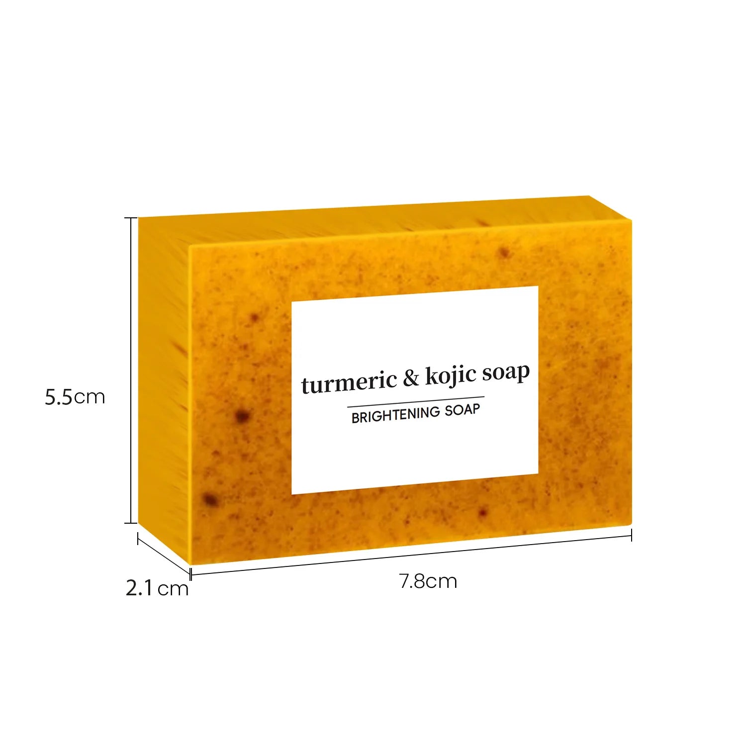 Turmeric & Lemon Kojic Acid Brightening Soap — Handmade 100g, Fade Dark Spots & Even Skin Tone