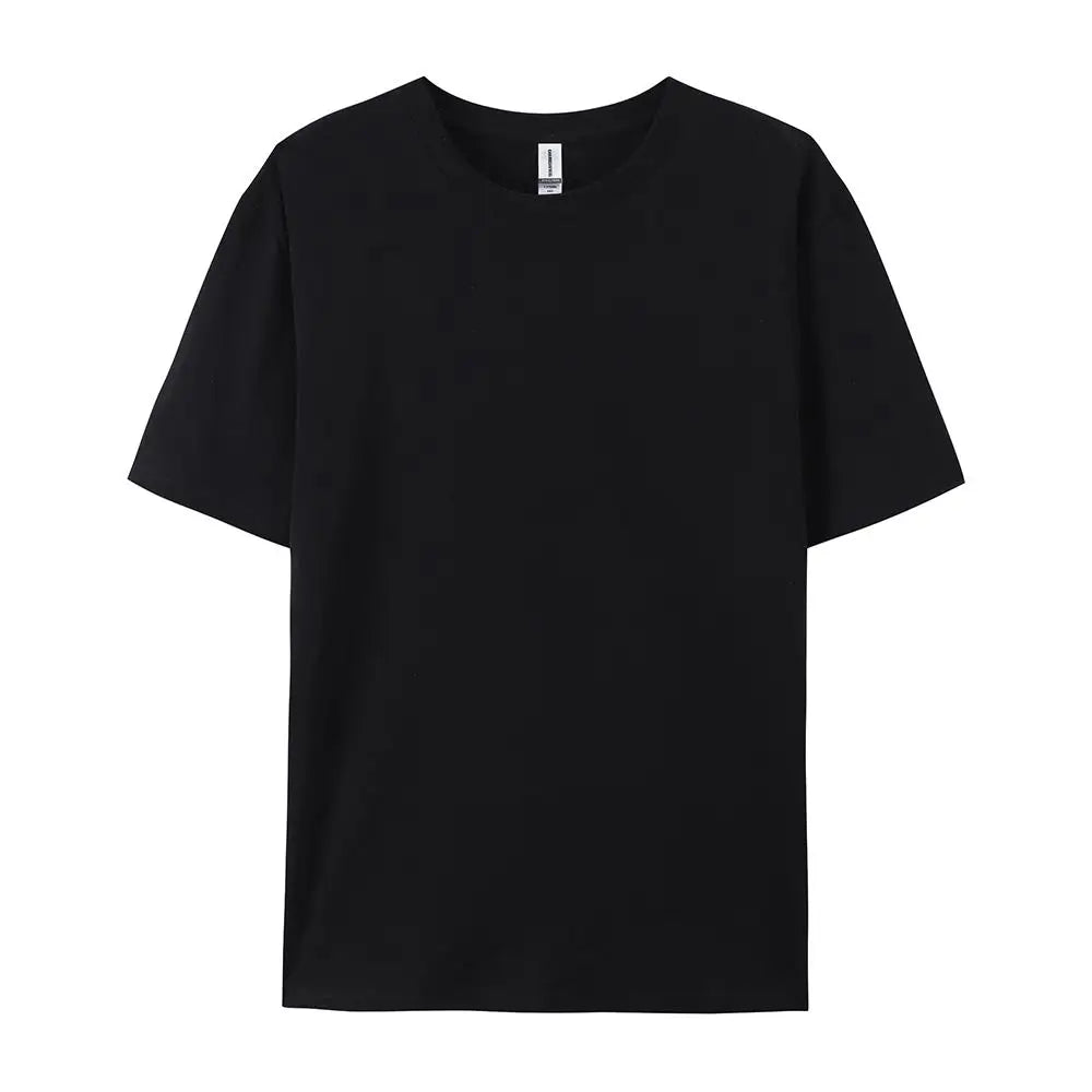 100% Cotton Solid Colour T-Shirt — Unisex Soft & Breathable Casual Fashion Tee