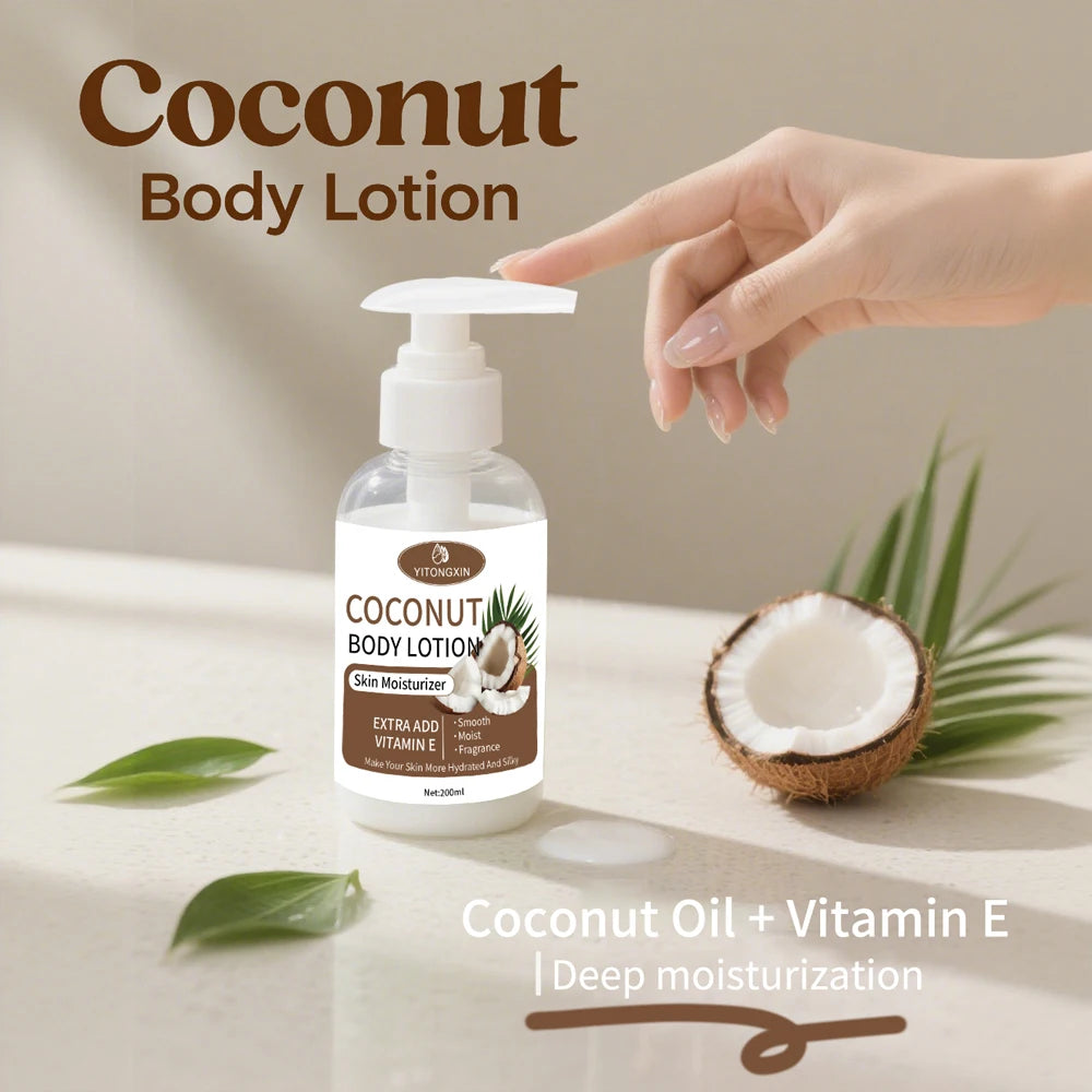 Coconut & Vitamin E Body Lotion — Deeply Nourishing Moisturiser for All Skin Types