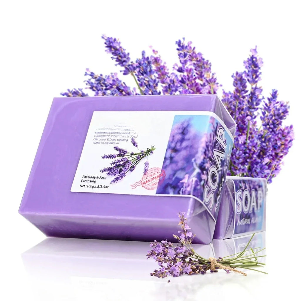 Natural Organic Lavender Soap Bar — Cleansing, Refreshing & Oil Control