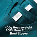 Heavyweight Pure Cotton T-Shirt — Unisex Loose Fit, Breathable & Comfortable Casual Tee
