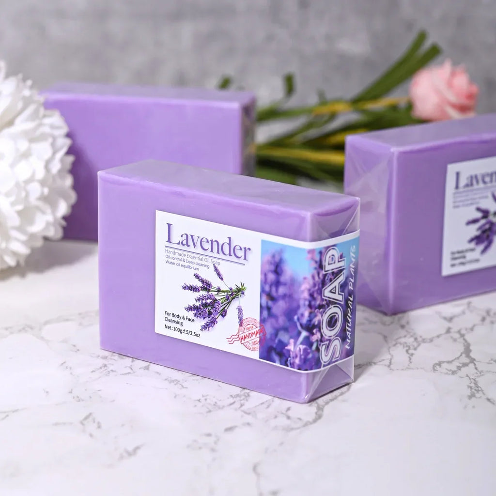 Natural Organic Lavender Soap Bar — Cleansing, Refreshing & Oil Control