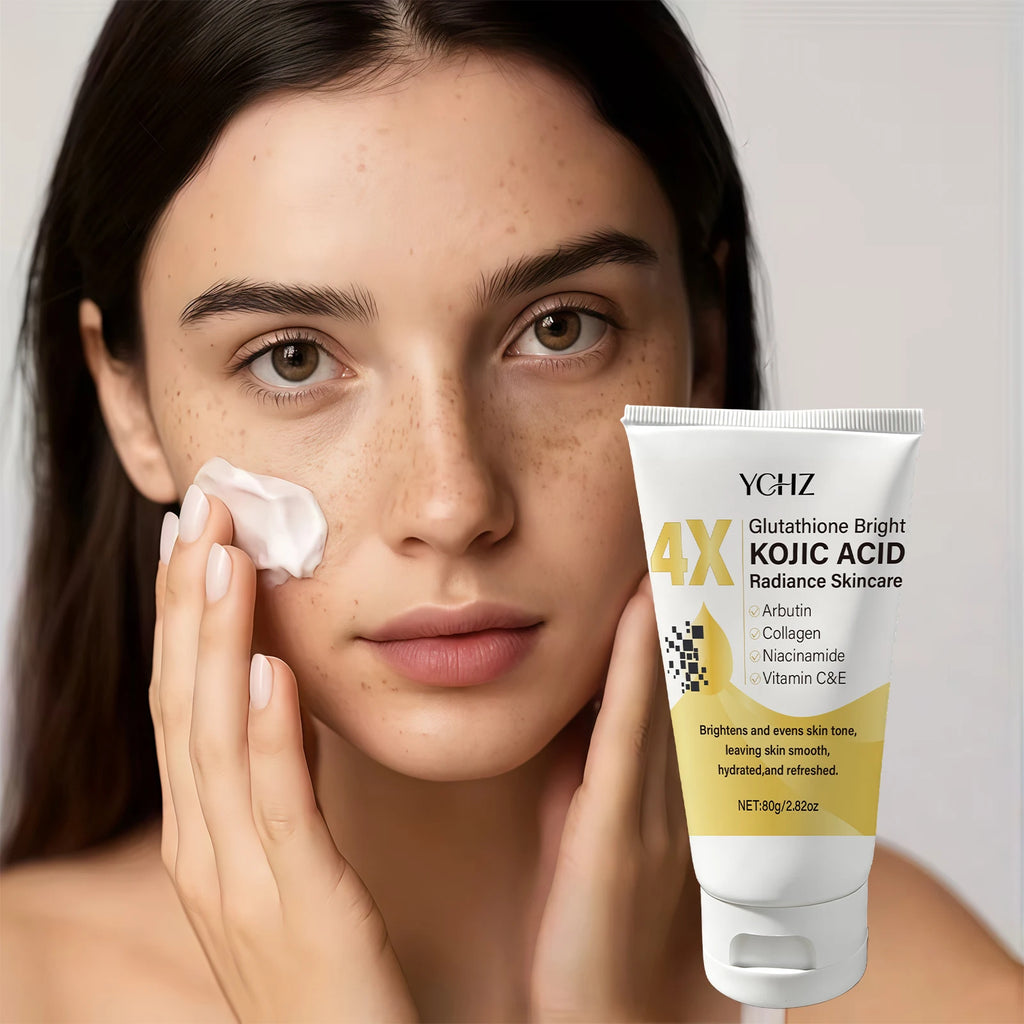 Kojic Acid Brightening Face Cream — Even Skin Tone, Fade Dark Spots & Moisturise Day & Night