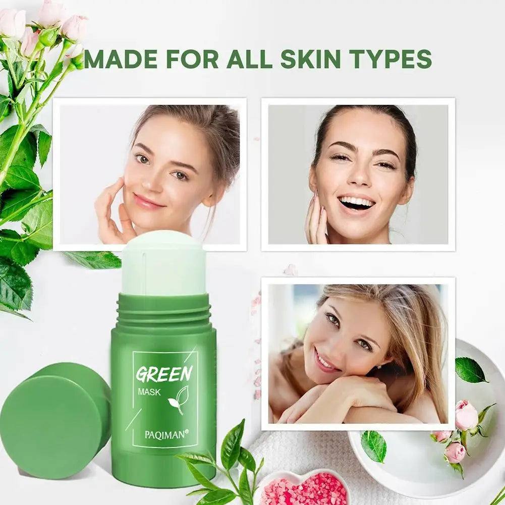 Green Tea Deep Cleansing Face Mask — Pore Minimising, Blackhead Removal & Moisturising