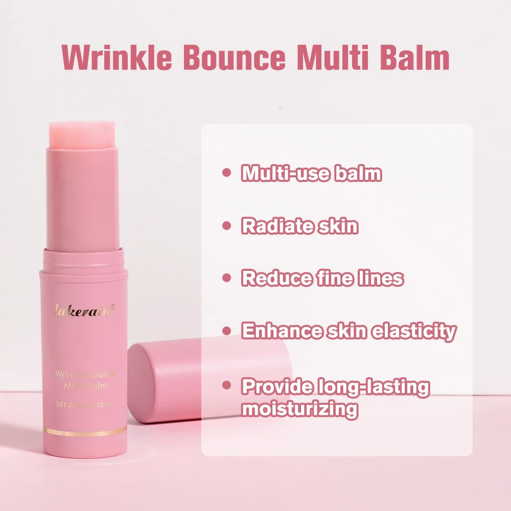 Korean Pink Hydrating Balm Stick — Deep Hydration, Glow & Multi-Use Makeup Base
