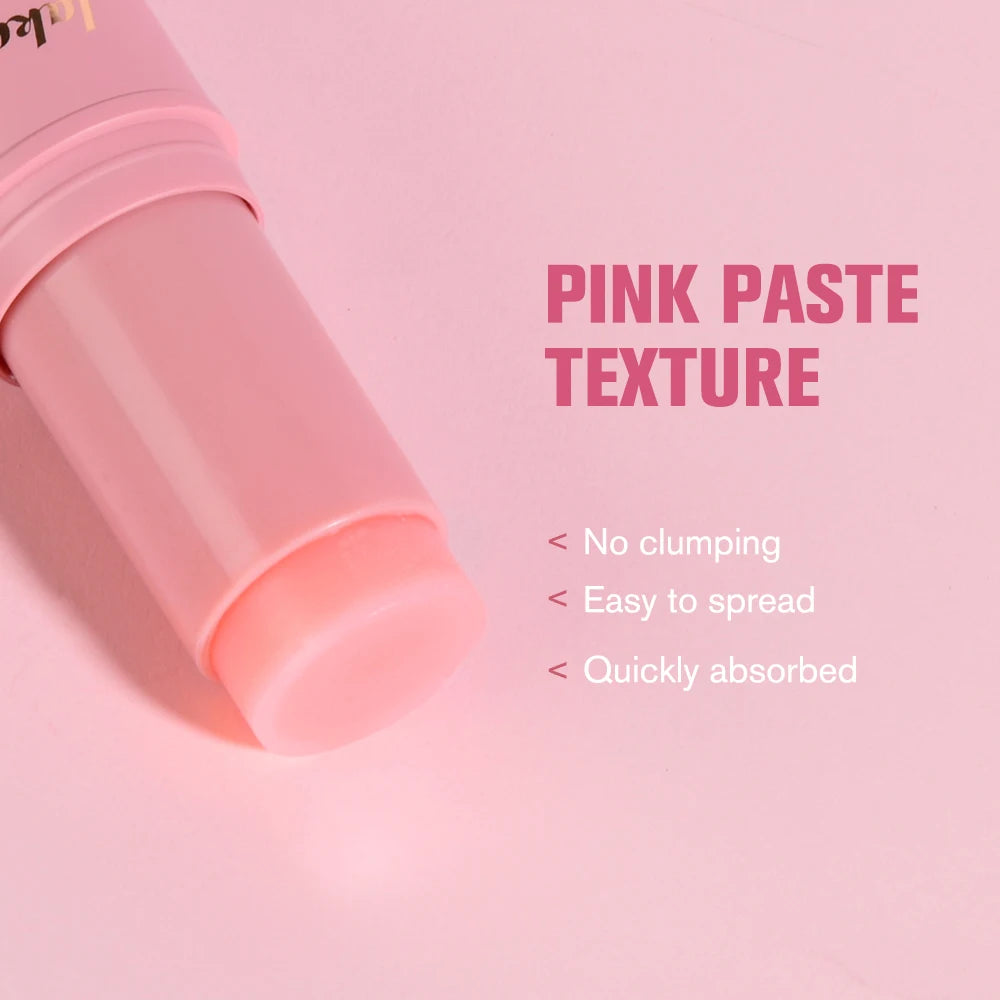 Korean Pink Hydrating Balm Stick — Deep Hydration, Glow & Multi-Use Makeup Base