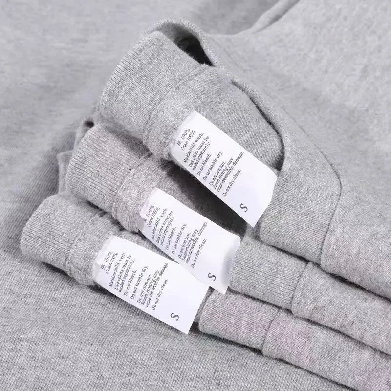 Heavyweight Pure Cotton T-Shirt — Unisex Loose Fit, Breathable & Comfortable Casual Tee