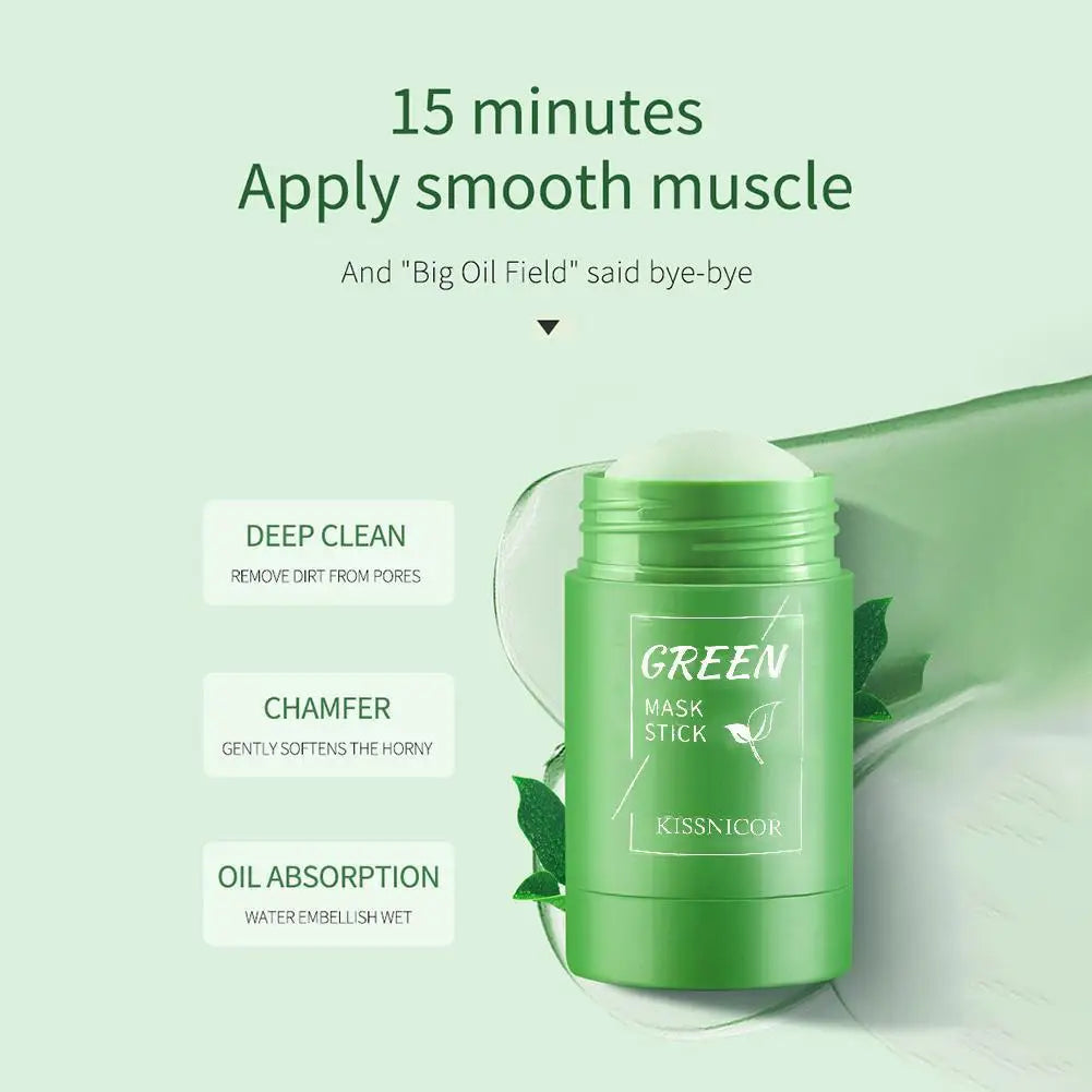 Green Tea Deep Cleansing Stick Mask — Pore Minimising & Blackhead Remover