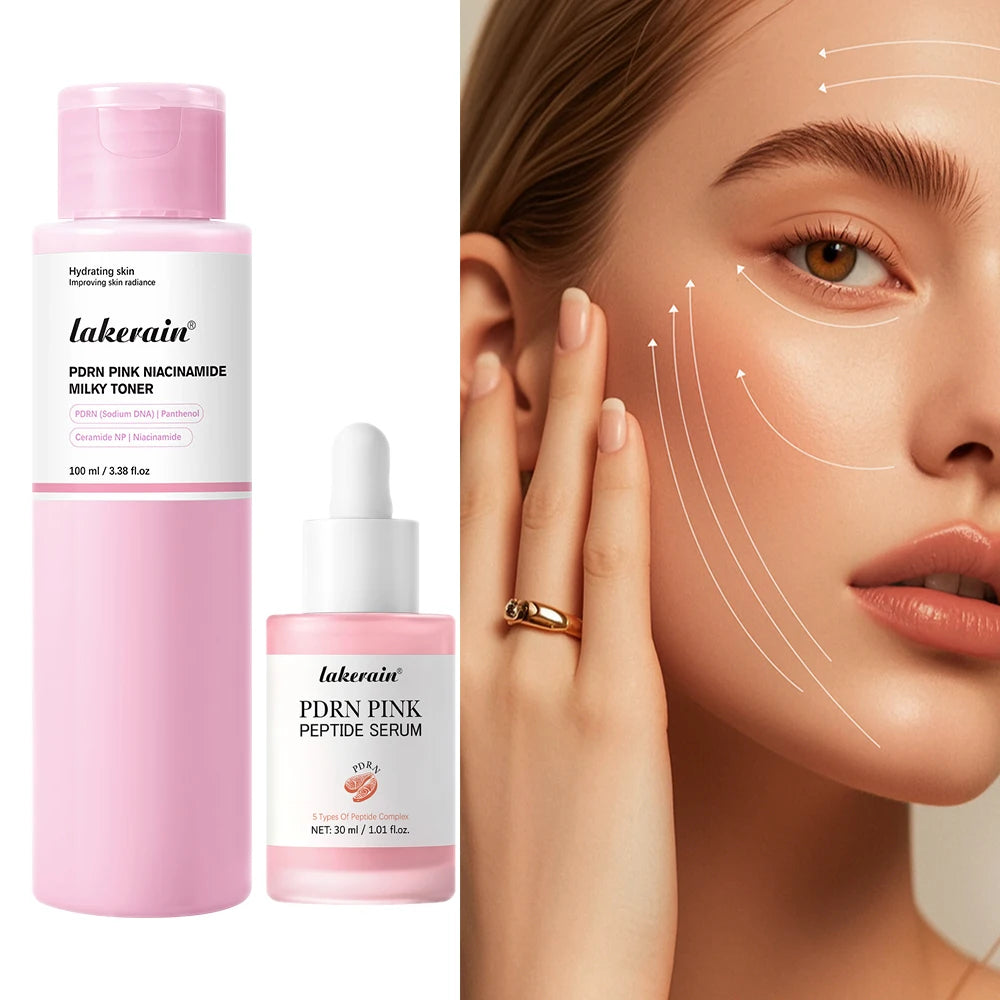 Salmon DNA PDRN Pink Peptide Glow Serum — Korean Skin Brightening & Cellular Regeneration