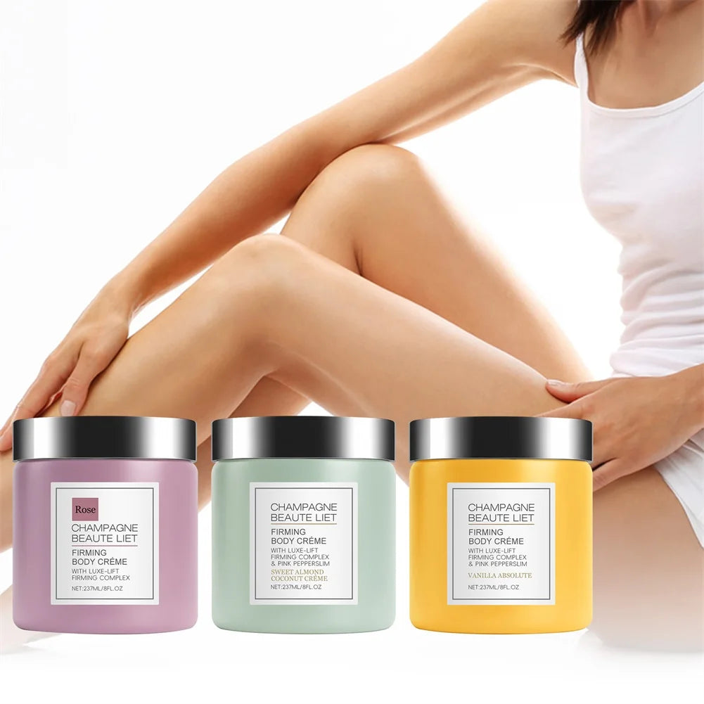 Champagne Firming Body Cream — Anti-Wrinkle Skin Tightening & Deep Hydration