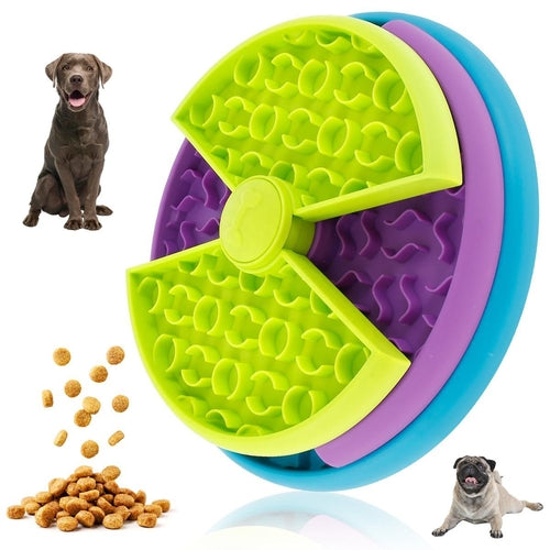 Pet Slow Food Bowl — Anti-Choking 3-in-1 Interactive Cat & Dog Bowl