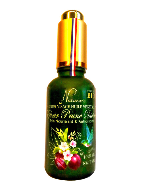 Organic Plum Elixir Face Serum — Anti-Ageing Vegetable Oil