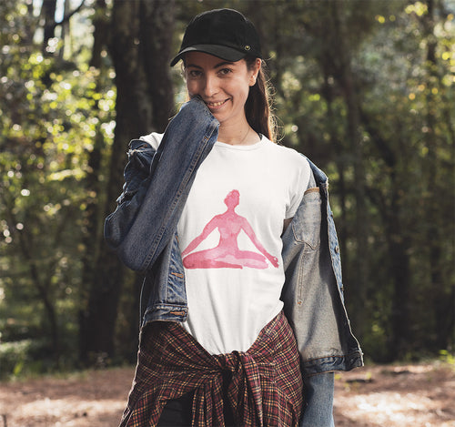 Yoga Meditation Pose T-Shirt — Mindful Style