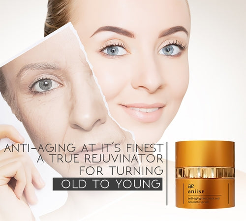 Anti-Ageing Face, Neck & Décolleté Serum — Total Skin Renewal