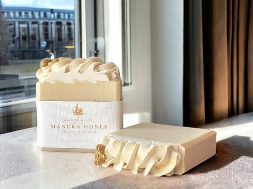 Manuka Honey, Oats & Coconut Milk Shea Butter Soap — Nourishing Natural Bar