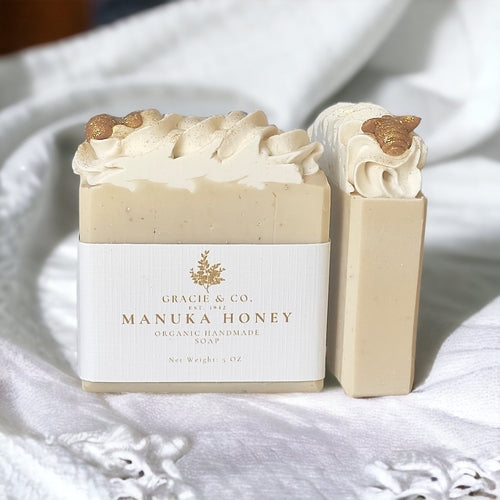 Manuka Honey, Oats & Coconut Milk Shea Butter Soap — Nourishing Natural Bar