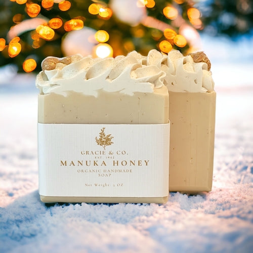 Manuka Honey, Oats & Coconut Milk Shea Butter Soap — Nourishing Natural Bar